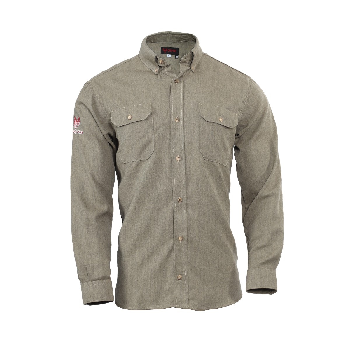DRIFIRE DH Air FR Vented Work Shirt in Khaki